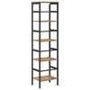 vidaXL Boekenkast Artisan Eiken 40 x 29,5 x 149 cm Bewerkt hout