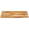 vidaXL Tafelblad met natuurlijke rand 60x60x2,5 cm massief mangohout