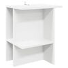 vidaXL Salontafel Wit 40 x 30 x 49 cm Bewerkt hout