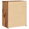 vidaXL Nachtkastjes 2 st 50x32x60 cm bewerkt hout oud houtkleurig