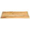 vidaXL Tafelblad met natuurlijke rand 80x60x3,8 cm massief mangohout