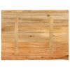 vidaXL Tafelblad met natuurlijke rand 90x60x2,5 cm massief mangohout