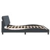 vidaXL Bedframe zonder matras 200x200 cm fluweel donkergrijs