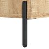 vidaXL Dressoir 69,5x34x90 cm bewerkt hout sonoma eikenkleurig