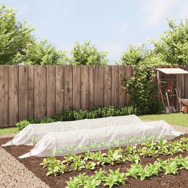 vidaXL Kweektunnels 2 st 1,5x5 m glasvezel en polypropeen