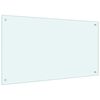 vidaXL Spatscherm keuken 100x60 cm gehard glas melkwit