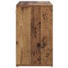 vidaXL Schoenenkast met plank Oudhout 77,5 x 30 x 51 cm Bewerkt hout