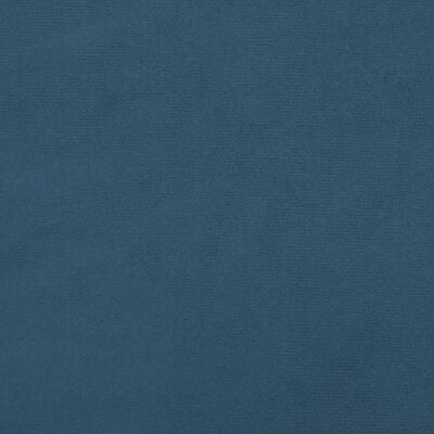 vidaXL Bedframe fluweel donkerblauw 140x190 cm