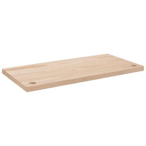 vidaXL Bureaublad 80x40x2,5 cm massief grenenhout