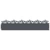 vidaXL Gazonranden 30 st 103 x 0,05 x 22 cm Staal Antraciet