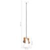 vidaXL Hanglamp industrieel rond 25 W E27 19 cm wit