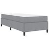vidaXL Boxspringbed Lichtgrijs 100 x 200 cm Stof