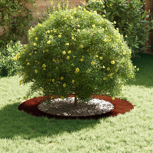 vidaXL geschikt voor platte boomringen 5 pcs Bruin &Oslash;60 / 90 cm