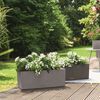LECHUZA Plantenbak BALCONERA Stone 50 ALL-IN-ONE zwart