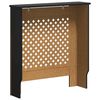 vidaXL Radiatorombouw 78 cm MDF zwart