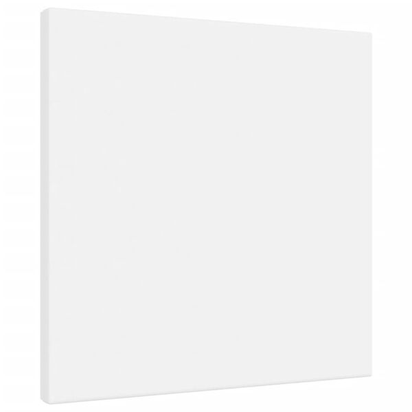 vidaXL Canvasdoeken 12 st stof en massief grenenhout wit