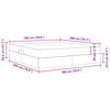 vidaXL Opbergbed met matras met matras Roze 180 x 200 cm Fluweel