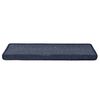 vidaXL Trapmatten 15 st 65x21x4 cm donkergrijs en blauw met rechthoekige rand