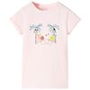 Kindershirt 104 zachtroze