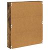 vidaXL Tijdschrift Rek met plank 2 pcs Gerookt eiken 60 x 12 x 70 cm