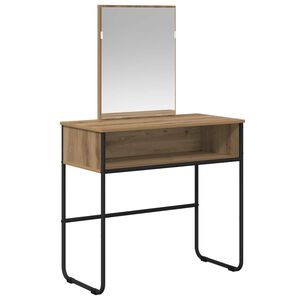 vidaXL Plafondtafel Artisanaal eiken 81 x 40 x 131 cm Bewerkt hout