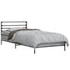 vidaXL Bedframe Grijs Sonoma 80 x 200 cm Bewerkt hout