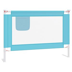 vidaXL Bedhekje peuter 90x25 cm stof blauw