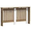 vidaXL Radiatorafdekking Artisan Eiken 152 x 19 x 81,5 cm Bewerkt hout
