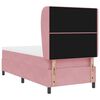 vidaXL Boxspringbed met matras Roze 200 x 100 cm Fluweel