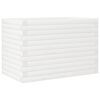 vidaXL Plantenbak 70x40x46 cm massief grenenhout wit