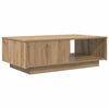 vidaXL Salontafel Artisan Eiken 95 x 55 x 31 cm Bewerkt hout