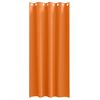 vidaXL Zwart-out Gordijnen met Ringen 2 pcs Feloranje 260 x 140 cm
