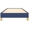 vidaXL Bedframe zonder matras 90x200 cm stof blauw