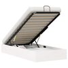 vidaXL Ottoman Bedframe met Opslag Wit 100 x 200 cm Massief grenenhout