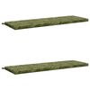vidaXL Bank Kussens SOEST 2 st 100% Polyester Bladontwerp