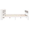 vidaXL Bedframe zonder matras massief grenenhout wit 140x190 cm