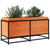 vidaXL Plantenbak 100x40x50 cm massief grenenhout wasbruin