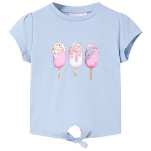 Kindershirt 104 blauw