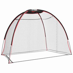 vidaXL Golf Trainingshulpmiddel Zwart 314 x 150 x 206 cm Polyester
