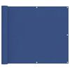 vidaXL Balkon Scherm Blauw 100 x 1000 cm Oxford Stof