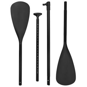 vidaXL 2 in 1 Kajak & SUP Paddle 203 x 19,5 cm Zwart