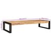 vidaXL Badkamerplank Bruin 120 x 50 x 23 cm Massief Ruw Mango Hout