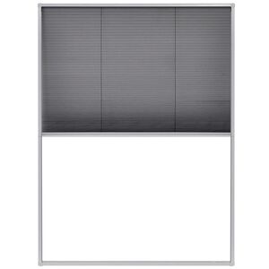 vidaXL Raamhor pliss&eacute; 60x80 cm aluminium