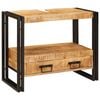 vidaXL Wastafel Kast met lade Bruin 71 x 33 x 58 cm Massief Mango Hout