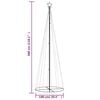 vidaXL Kegelkerstboom 310 LED's 100x300 cm blauw