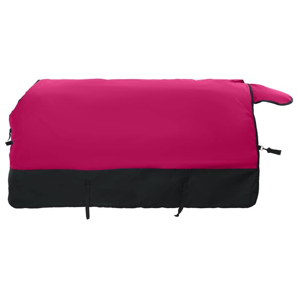 vidaXL Paardendeken Roze en Zwart 125 cm Polyester