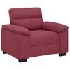 vidaXL Bankstoel Wijnrood 100x81x84 cm Stof