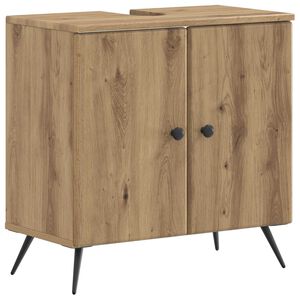 vidaXL Badkamer wastafelkast BREDA Artisanaal eiken