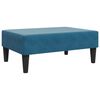 vidaXL 2-delige Loungeset met kussens fluweel blauw