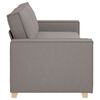 vidaXL 3-zitsbank Taupe 180 cm Stof